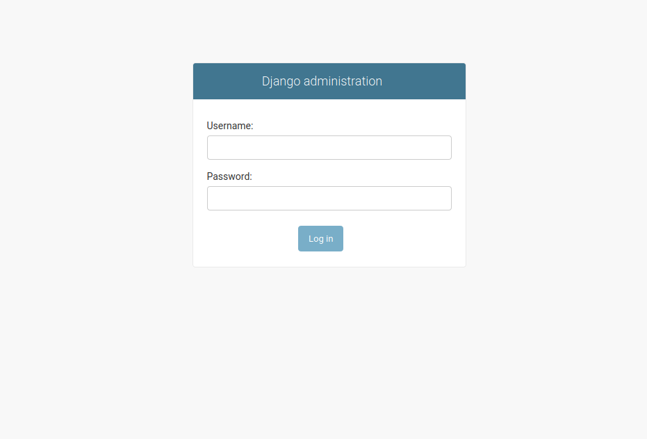 Django admin login screen after AWS deployment using Pulumi